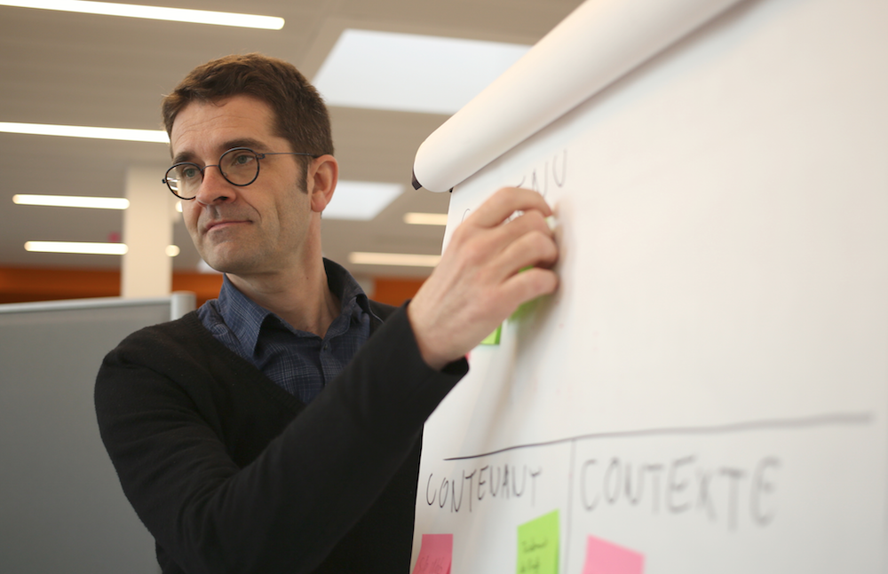 Pascal Couffin, porteur du projet Hein?!, média numérique qui s'adresse aux parents d'adolescents