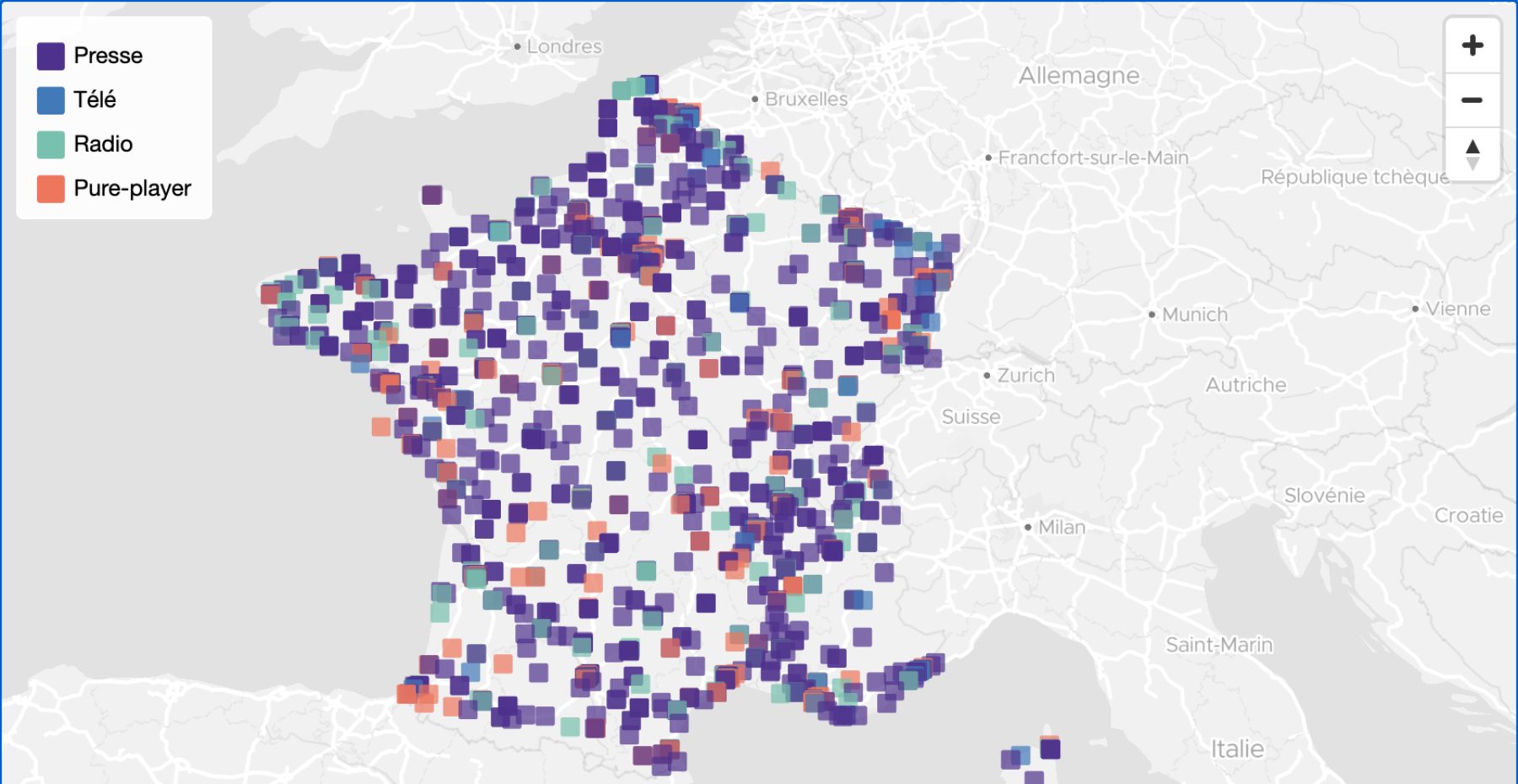 Aidez-nous à mettre à jour la carte du paysage médiatique en régions