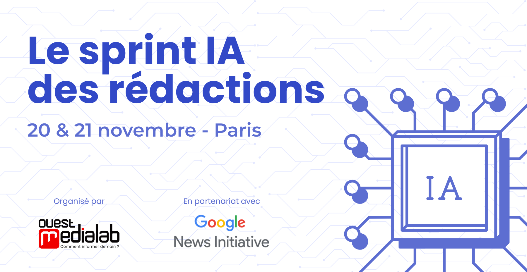 Le sprint IA des rédactions : top départ pour l’appel à projets
